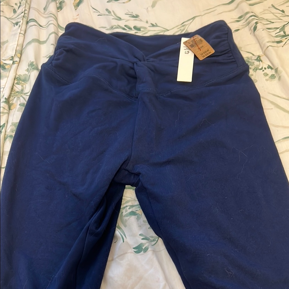 Navy Blue leggings XS PINK